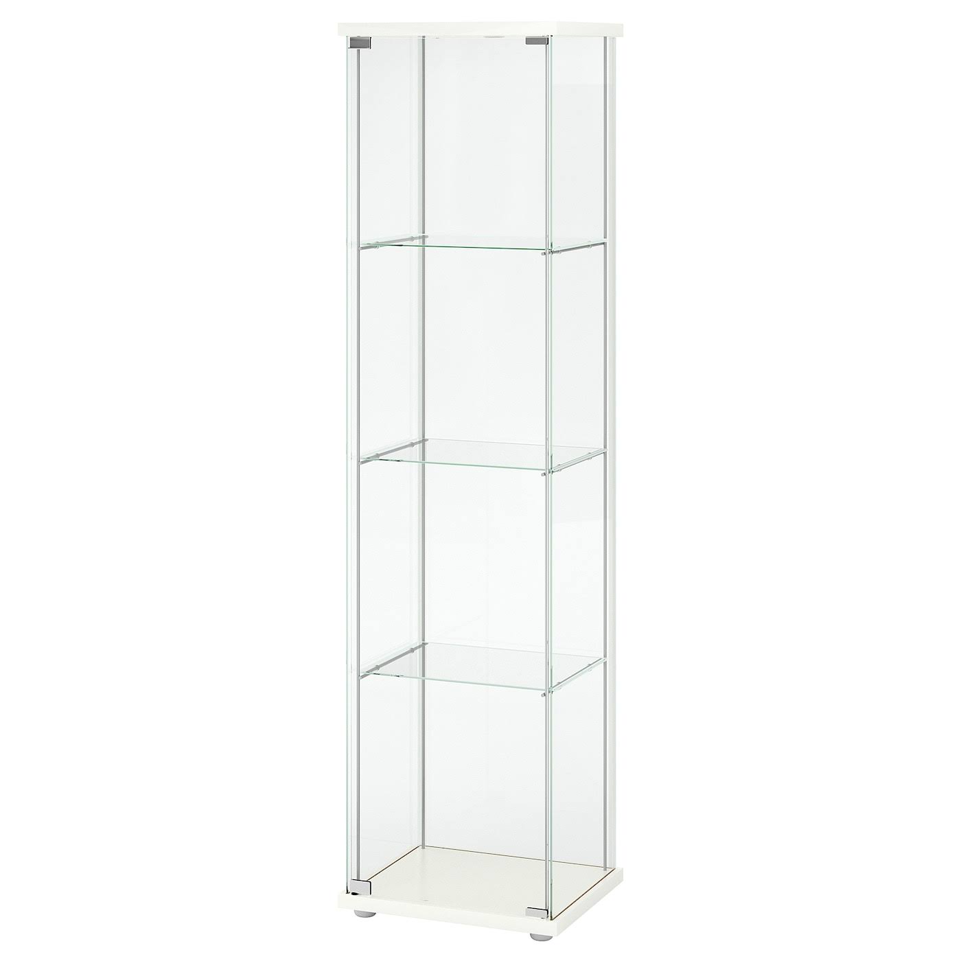 IKEA – Detolf Glass-Door Cabinet, White, 16 3/4×64 1/8