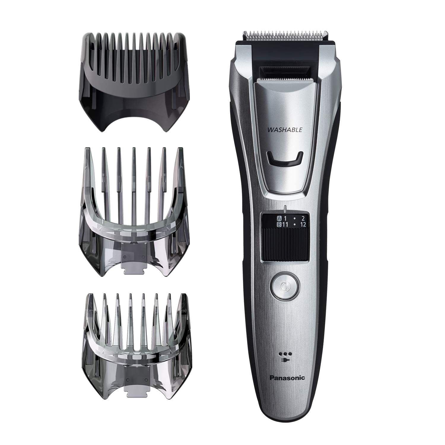 Panasonic Beard Trimmer for Men Cordless Precision Power, Hair Clipper with Comb Attachment and 19 Adjustable Settings, Washable, ER-SB40-K - Image 3