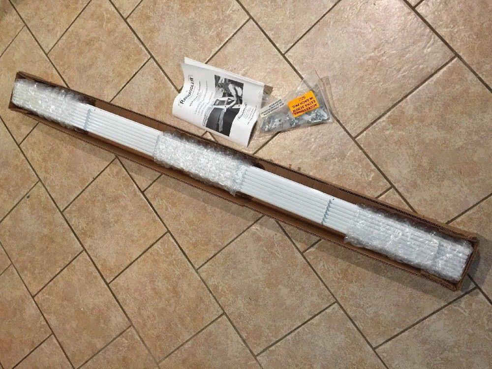 Rainhandler Gutter Replacement 3X 5 ft. Self Cleaning Aluminum White - Image 2