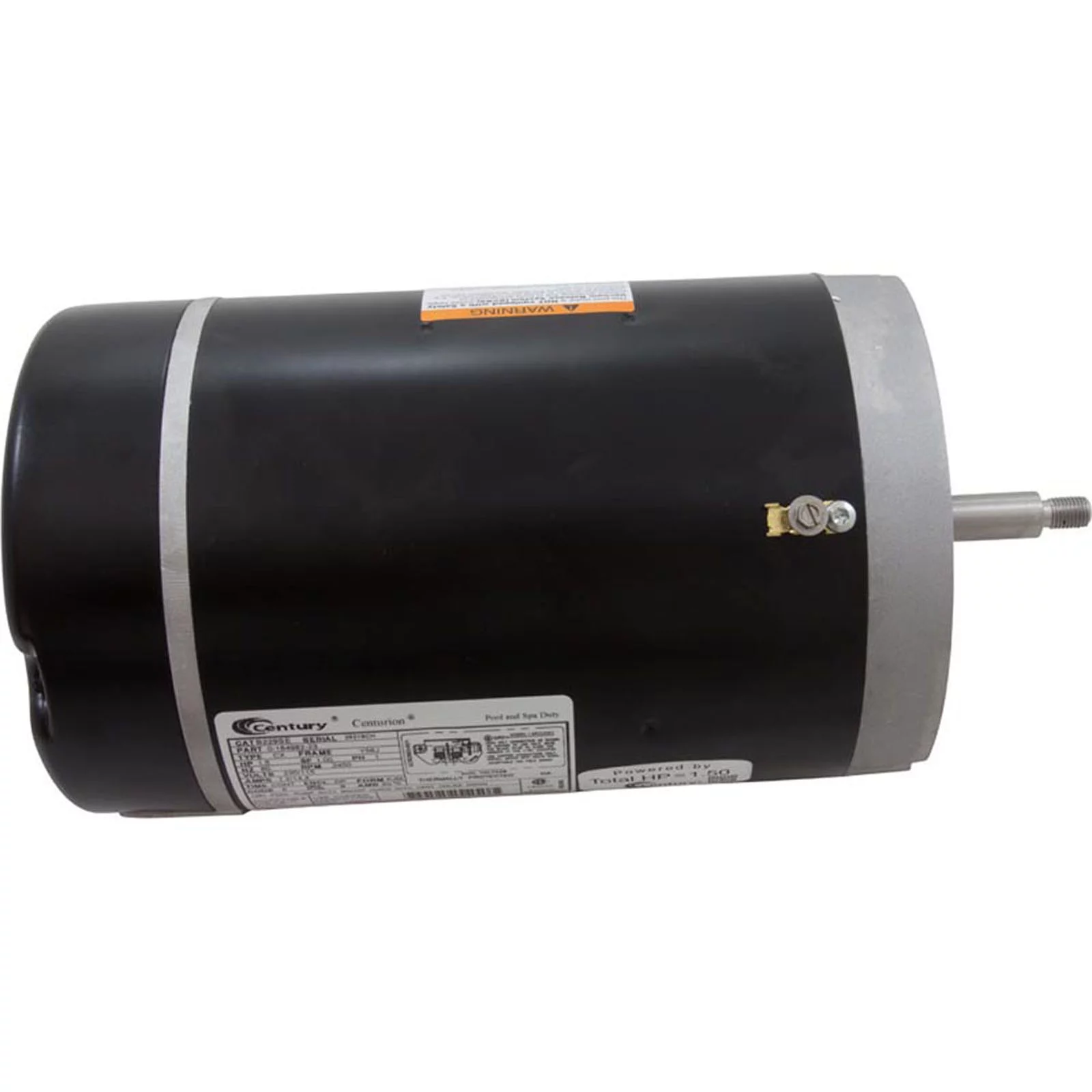 Century A.O. Smith 56J C-Face 1-1/2 HP Up-Rated Pool and Spa Pump Motor, 7.2/14.4A 115/230V B229SE - Image 3