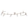 Catalina Lighting 96” 6-Light LED Flex Track Brushed Nickel