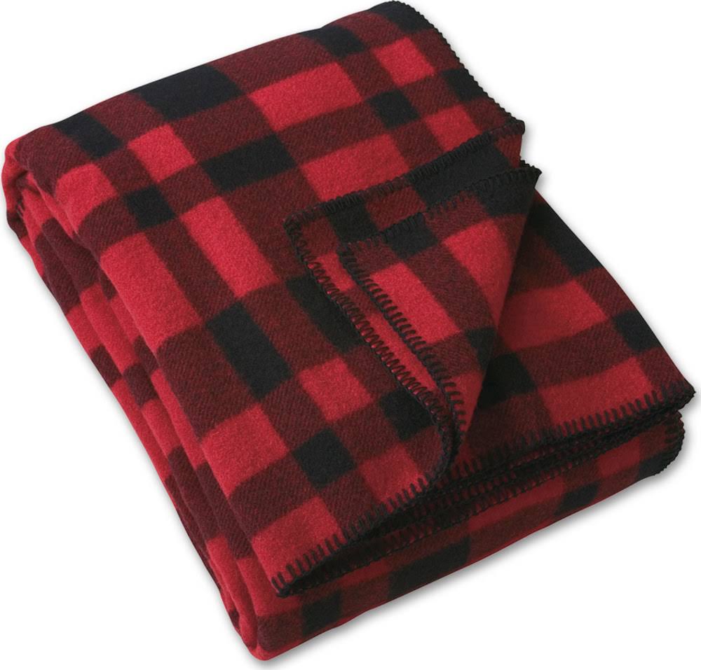 Filson Mackinaw Blanket – Red/Black - Image 3