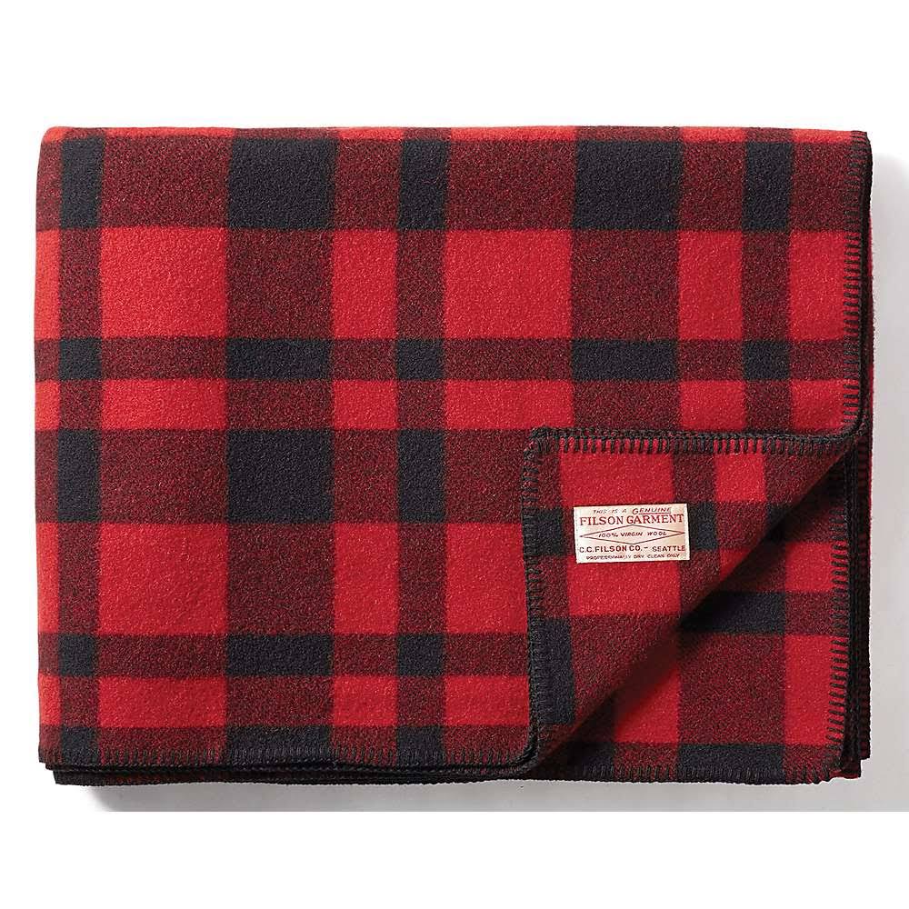 Filson Mackinaw Blanket – Red/Black