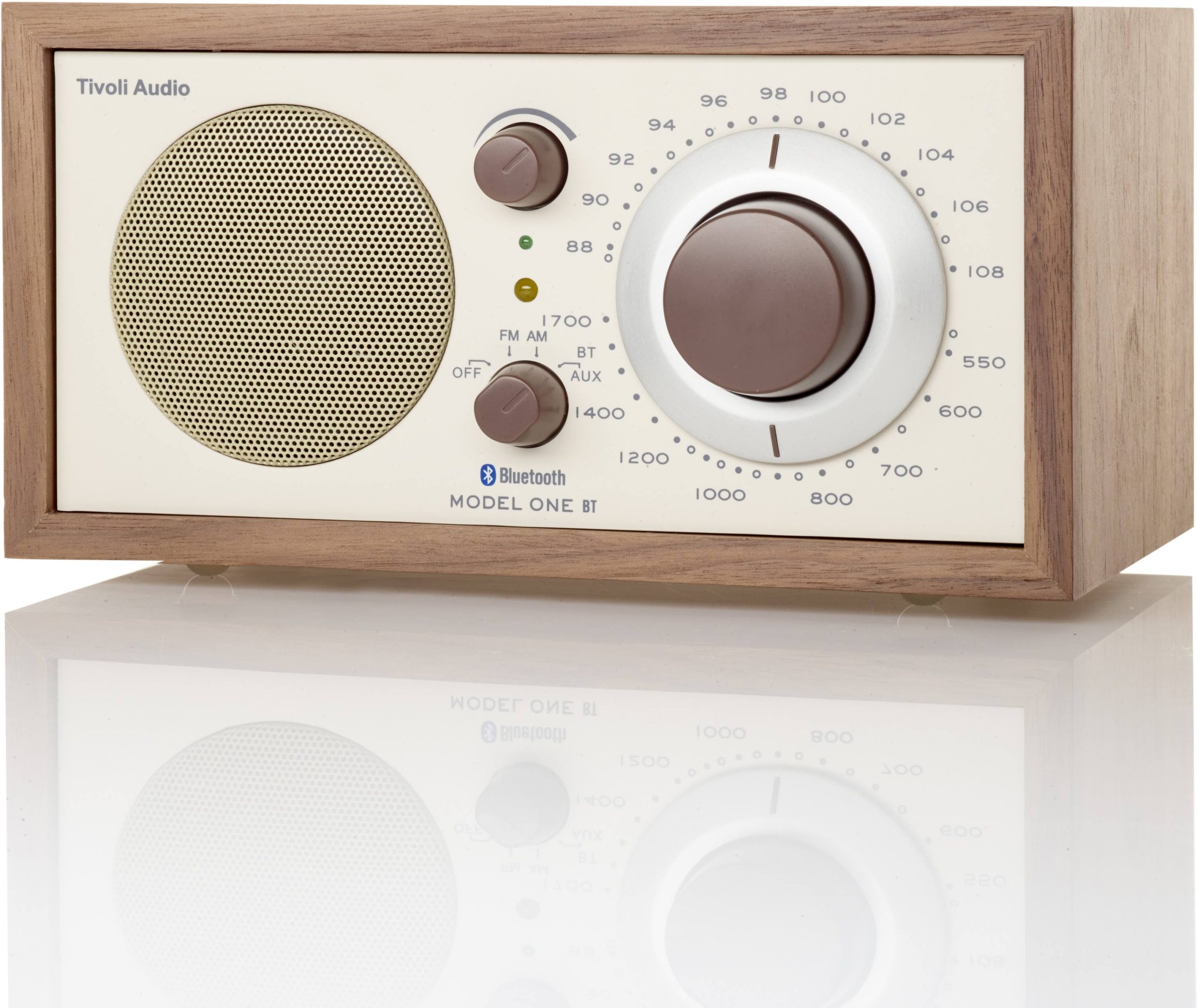 Tivoli Audio Model One Bluetooth AM/FM Radio (Walnut/Beige) - Image 6