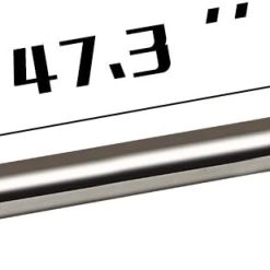 Alternative view of JY Performance 2.5” Inch T304 Stainless Steel 8PCS Custom Exhaust Pipe Kit Tubing Mandrel Bend Pipe Straight & U-Bend Universal