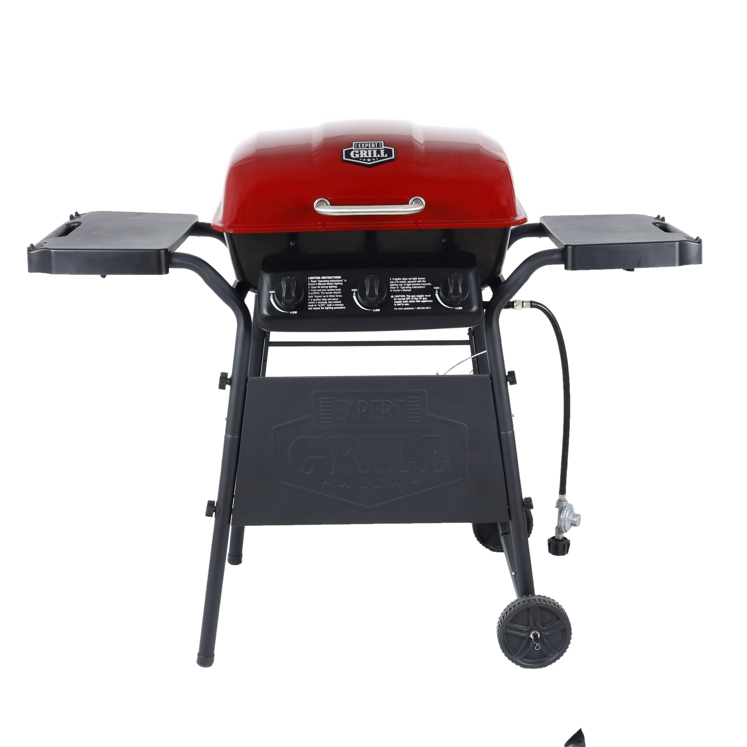 Expert Grill 3 Burner 27,000 BTU GAS Grill, Red, GBC2016WRS