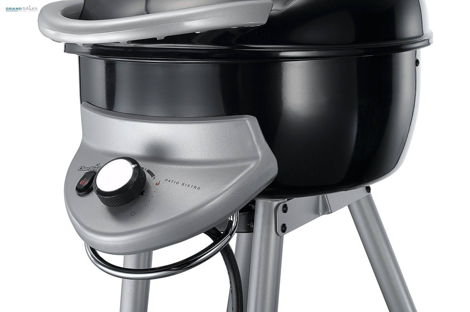 CharBroil TRUInfrared Patio Bistro Gas Grill Black - Image 5