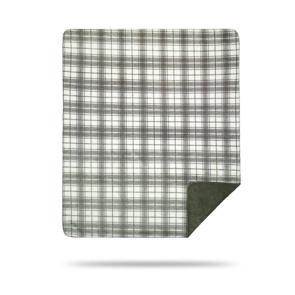 Denali Tartan Plaid Sterling/ Stage Throw Blanket